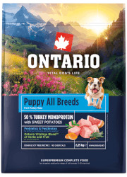 ONTARIO PUPPY and JUNIOR MONOPROTEIN TURKEY and SWEET POTATOES