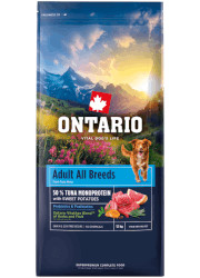 ONTARIO ADULT MONOPROTEIN TUNA and SWEET POTATOES KARMA DLA DOROSŁYCH PSÓW