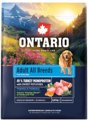 ONTARIO ADULT MONOPROTEIN TURKEY and SWEET POTATOES KARMA DLA DOROSŁYCH PSÓW