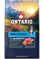 ONTARIO PUPPY and JUNIOR MONOPROTEIN TUNA and SWEET POTATOES