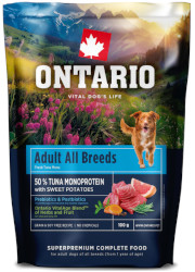 ONTARIO ADULT MONOPROTEIN TUNA and SWEET POTATOES KARMA DLA DOROSŁYCH PSÓW