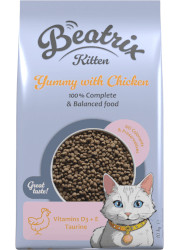 BEATRIX KITTEN SUCHA KARMA DLA KOCIĄT z kurczakiem BEATRIX KITTEN SUCHA KARMA DLA KOCIĄT z kurczakiem