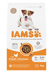 IAMS FOR VITALITY ADULT SMALL / MEDIUM KARMA DLA PSA
