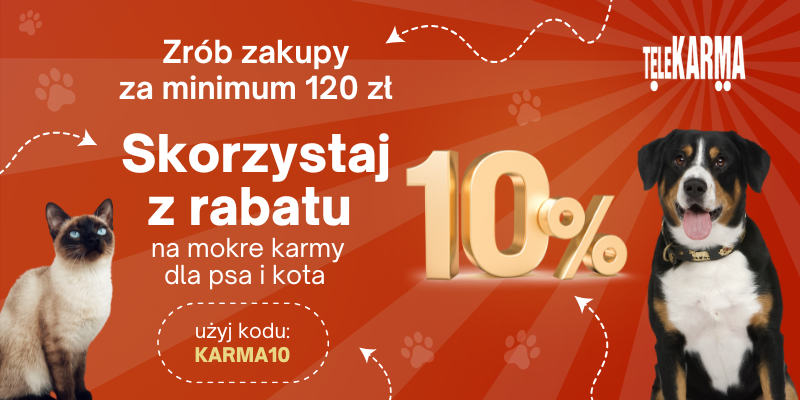 10% na mokre karmy maj 2025