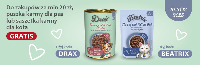 drax beatrix gratis strona kat pies przysmaki