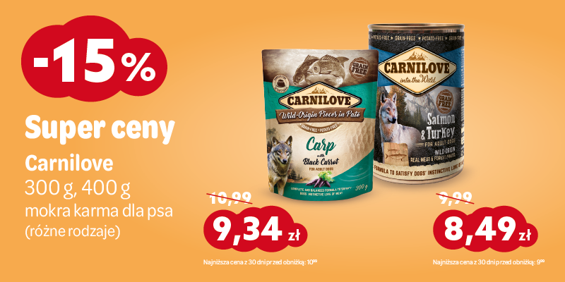 promocje listopadowe 2025 carnilove pies