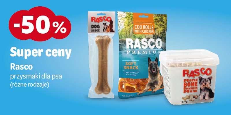 grudzien 2025 zabawki -50% przysmaki rasco