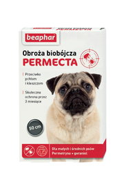BEAPHAR PERMECTA OBROŻA NA PCHŁY I KLESZCZE DLA MAŁYCH I ŚREDNICH PSÓW dostępne do wyczerpania zapasów BEAPHAR PERMECTA OBROŻA NA PCHŁY I KLESZCZE DLA MAŁYCH I ŚREDNICH PSÓW dostępne do wyczerpania zapasów