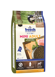 BOSCH MINI ADULT Z DROBIEM I PROSEM KARMA DLA PSÓW BOSCH MINI ADULT Z DROBIEM I PROSEM KARMA DLA PSÓW