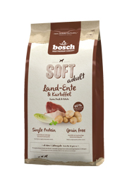 BOSCH SOFT BEZZBOŻOWA KARMA DLA PSA - KACZKA I ZIEMNIAKI dostępne do wyczerpania zapasów BOSCH SOFT BEZZBOŻOWA KARMA DLA PSA - KACZKA I ZIEMNIAKI dostępne do wyczerpania zapasów