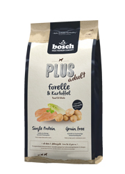 BOSCH PLUS KARMA DLA WRAŻLIWYCH PSÓW - PSTRĄG I ZIEMNIAKI BOSCH PLUS KARMA DLA WRAŻLIWYCH PSÓW - PSTRĄG I ZIEMNIAKI