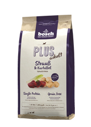 BOSCH PLUS BEZZBOŻOWA KARMA DLA PSA - STRUŚ I ZIEMNIAKI dostępne do wyczerpania zapasów BOSCH PLUS BEZZBOŻOWA KARMA DLA PSA - STRUŚ I ZIEMNIAKI dostępne do wyczerpania zapasów