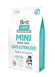 BRIT CARE MINI GRAIN FREE LIGHT / STERILISED