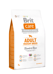 BRIT CARE ADULT MEDIUM BREED LAMB & RICE BRIT CARE ADULT MEDIUM BREED LAMB & RICE