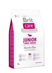 BRIT CARE JUNIOR LARGE BREED LAMB & RICE dostępne do wyczerpania zapasów BRIT CARE JUNIOR LARGE BREED LAMB & RICE dostępne do wyczerpania zapasów