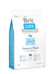 BRIT CARE GRAIN FREE JUNIOR LARGE SALMON & POTATO dostępne do wyczerpania zapasów BRIT CARE GRAIN FREE JUNIOR LARGE SALMON & POTATO dostępne do wyczerpania zapasów