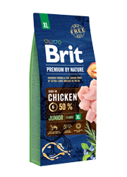 BRIT PREMIUM BY NATURE JUNIOR EXTRA LARGE KARMA DLA SZCZENIAKA