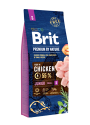 BRIT PREMIUM BY NATURE JUNIOR SMALL KARMA DLA SZCZENIAKA