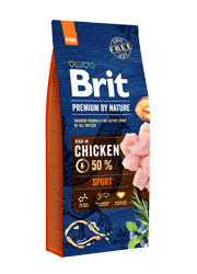 BRIT PREMIUM BY NATURE SPORT WYSOKOENERGETYCZNA KARMA DLA PSA