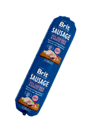 BRIT SAUSAGE MIELONKA DLA PSA - kurczak z białą rybą