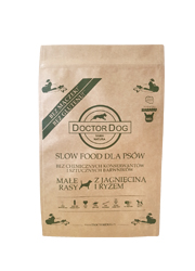 DOCTOR DOG JEDNOBIAŁKOWA JAGNIĘCINA BEZ MĄCZEK I BEZ GLUTENU - KARMA DLA PSÓW RAS MAŁYCH DOCTOR DOG JEDNOBIAŁKOWA JAGNIĘCINA BEZ MĄCZEK I BEZ GLUTENU - KARMA DLA PSÓW RAS MAŁYCH