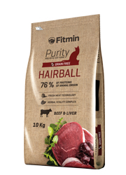 FITMIN CAT PURITY HAIRBALL KARMA DLA KOTÓW DŁUGOWŁOSYCH FITMIN CAT PURITY HAIRBALL KARMA DLA KOTÓW DŁUGOWŁOSYCH