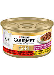 GOURMET GOLD MOKRA KARMA DLA KOTA z wołowiną i kurczakiem