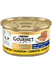 GOURMET GOLD MOKRA KARMA DLA KOTA mus z kurczakiem