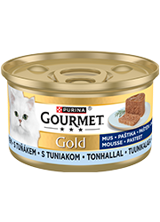 GOURMET GOLD MOKRA KARMA DLA KOTA mus z tuńczykiem