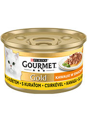 GOURMET GOLD SAUCE DELIGHTS MOKRA KARMA DLA KOTA z kurczakiem