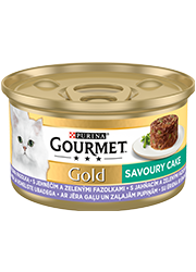 GOURMET GOLD SAVOUR CAKE KARMA DLA KOTA z jagnięciną i zieloną fasolką