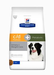 HILLS PRESCRIPTION DIET CANINE C/D MULTICARE URINARY CARE + METABOLIC SUCHA KARMA DLA PSA