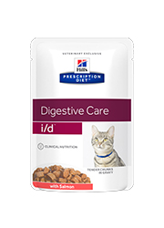 HILLS PRESCRIPTION DIET FELINE DIGESTIVE CARE I/D MOKRA KARMA DLA KOTA z łososiem w sosie