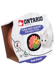 ONTARIO FRESH BRUNCH TUŃCZYK I SURIMI W BULIONIE KARMA DLA KOTA