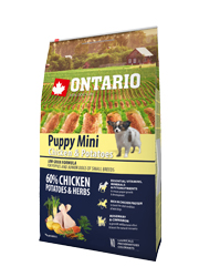 ONTARIO PUPPY MINI CHICKEN KARMA DLA SZCZENIĄT RAS MAŁYCH