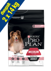 PRO PLAN ADULT MEDIUM SENSITIVE SKIN z łososiem PRO PLAN ADULT MEDIUM SENSITIVE SKIN z łososiem