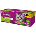 WHISKAS ADULT MIX SMAKÓW W GALARETCE MOKRA KARMA DLA KOTA