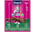 VITAKRAFT CAT STICK MINI KABANOSY DLA KOTA z kaczką i królikiem