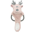 TRIXIE ŚWIĄTECZNA ZABAWKA DLA PSA RENIFER Z LINĄ