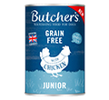 BUTCHERS ORIGINAL JUNIOR KAWAŁKI KURCZAKA W GALARETCE KARMA DLA SZCZENIĄT