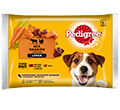 PEDIGREE KARMA DLA PSA wołowina-jagnięcina i indyk-marchewka w sosie dostępne do wyczerpania zapasów
