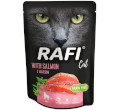 RAFI CAT MOKRA KARMA Z ŁOSOSIEM saszetka dla kota