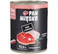 PAN MIĘSKO MOKRA KARMA DLA SZCZENIĄT indyk z wołowiną