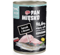 PAN MIĘSKO MOKRA KARMA DLA KOTA kurczak z dorszem