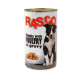 RASCO KAWAŁKI DROBIU W SOSIE - MOKRA KARMA DLA PSA