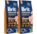 BRIT PREMIUM BY NATURE SENIOR SMALL / MEDIUM KARMA DLA PSA