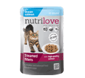 NUTRILOVE PREMIUM MOKRA KARMA DLA KOTA - fileciki z łososiem w sosie