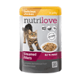 NUTRILOVE PREMIUM MOKRA KARMA DLA KOTA - fileciki z kurczakiem w galaretce