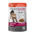 NUTRILOVE PREMIUM MOKRA KARMA DLA KOTA - fileciki z wołowiną w galaretce