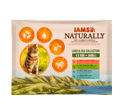 IAMS CAT NATURALLY LAND and SEA MOKRA KARMA DLA KOTA - kolekcja smaków w sosie